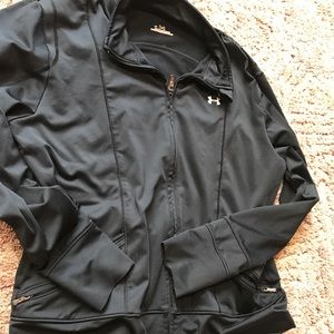 Under armor black zipper jacket